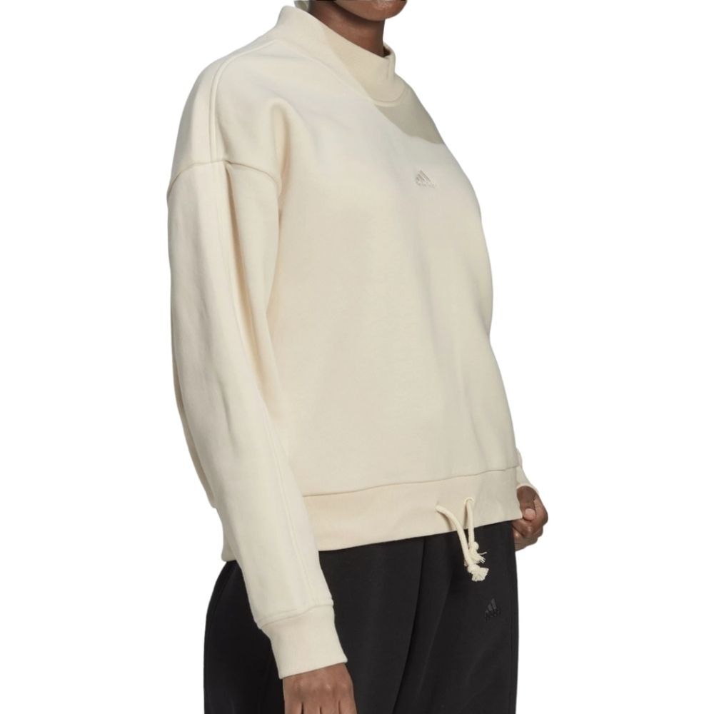 Adidas Women's ALL SZN Fleece Mock Neck Sweatshirt Small